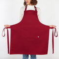 Classic Cotton Apron – Red