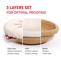 Round Bread Proofing Basket Set
