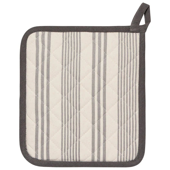 Pot Holder - Superior - Pencil Stripe Gray